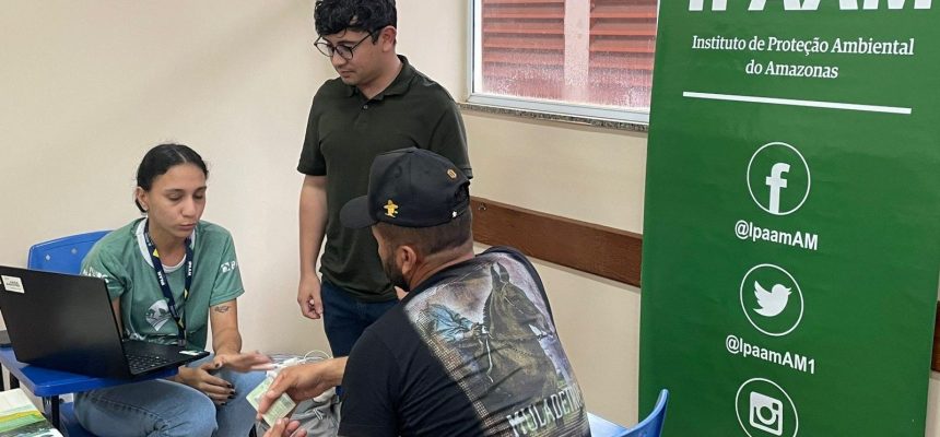 O Instituto de Proteção Ambiental do Amazonas (Ipaam) prestou mais de 120 atendimentos durante a participação na ação ‘Justiça Itinerante Cooperativa na Amazônia Legal’, realizada pelo Conselho Nacional de Justiça (CNJ), entre os dias 23 e 27 de junho, no município de Boca do Acre (a 1.028 km de Manaus). A iniciativa buscou ampliar o acesso da população de áreas remotas à Justiça e a serviços públicos essenciais, com a presença de diversos órgãos estaduais e federais.
